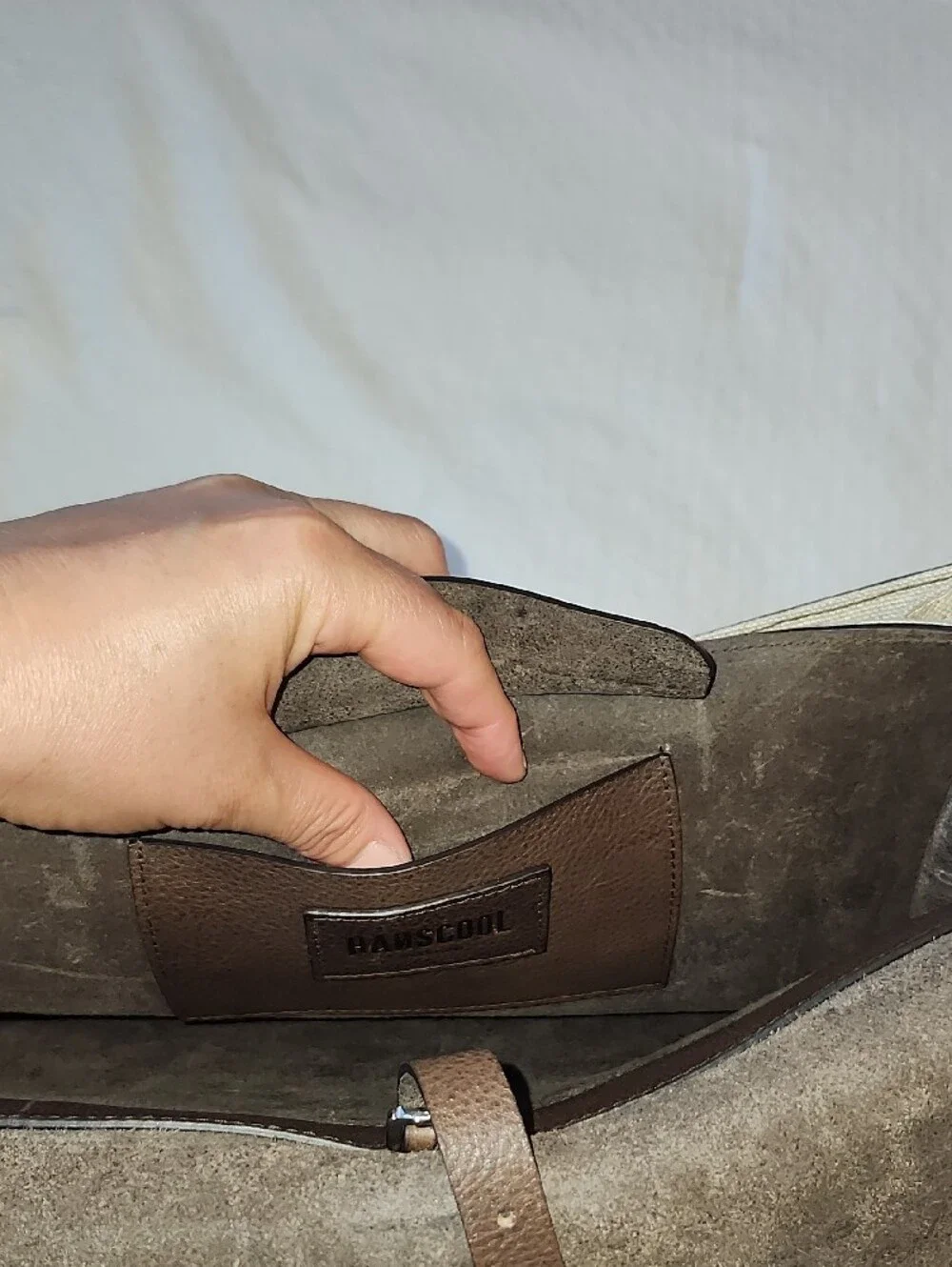 Brown Italian Leather Messenger Bag with Adjustable Strap